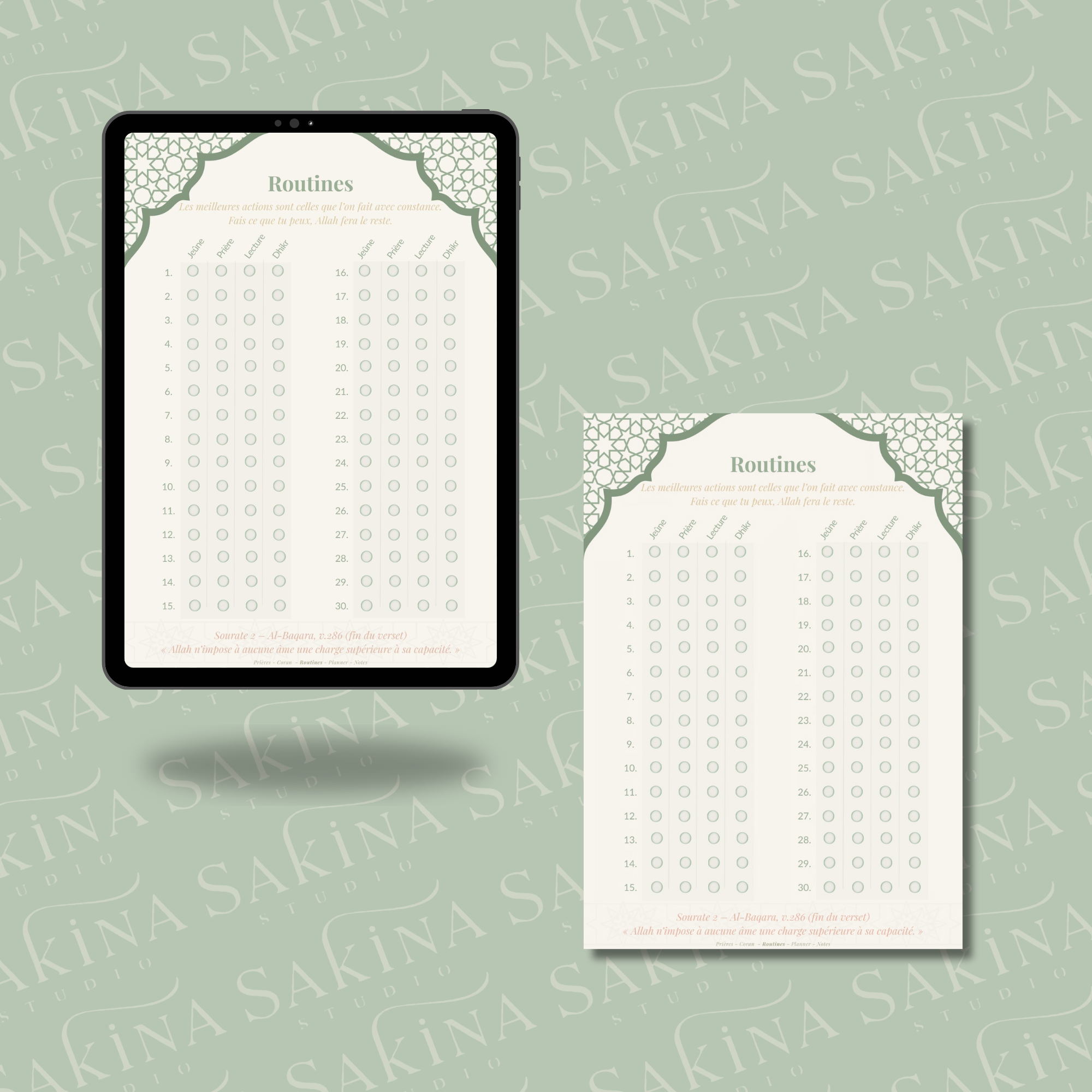 Ramadan Checklist PDF – A Clear Monthly Overview